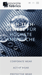 Mobile Screenshot of corporate-fabrics.de